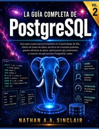La guía completa de PostgreSQL VOL.2: Guía paso a paso para principiantes en el aprendizaje de SQL, escritura de consultas potentes, gestión eficiente cover