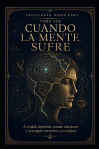 Psicología Desde Cero Tomo VIII: CUANDO LA MENTE SUFRE: Ansiedad, depresión, trauma, adicciones y principales trastornos psicológicos cover