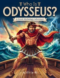 Who is Odysseus?: A Greek Mythology Adventure for Kids Ages 4-8 cover