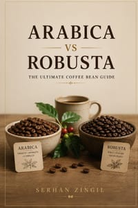 ARABICA vs ROBUSTA - THE ULTIMATE COFFEE BEAN GUIDE: Discover the Origins, Cultivation, Processing Methods, Flavor Profiles, Brewing Techniques, and H cover