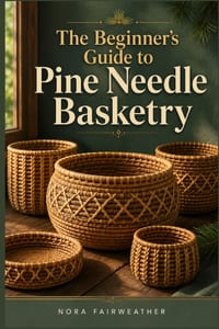 The Beginner's Guide to Pine Needle Basketry: A Step-by-Step Approach to Learning Essential Coiling and Stitching Techniques for Lasting Handmade Bask cover