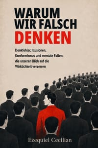 Warum Wir Falsch Denken: Denkfehler, Illusionen, Konformismus und mentale Fallen, die unseren Blick auf die Wirklichkeit verzerren cover