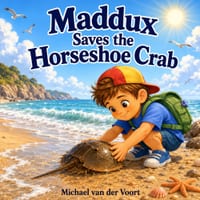 Maddux Saves the Horseshoe Crab: Horseshoe Crab Kids Books - Ocean Animal Children's Book - Children's Beach Books - Children's Books Ages 3-5 cover