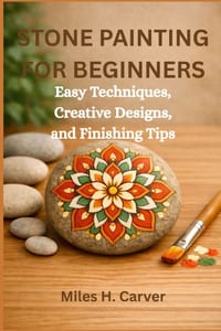 Stone Painting for Beginners: Easy Techniques, Creative Designs, and Finishing Tips cover
