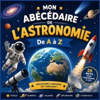 Mon abécédaire de l'astronomie: 26 mots illustrés pour découvrir l'espace, les planètes et les étoiles cover