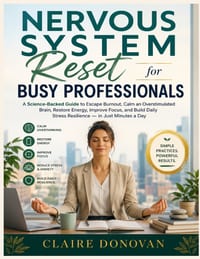 Nervous System Reset for Busy Professionals: A Science-Backed Guide to Escape Burnout, Calm an Overstimulated Brain, Restore Energy, Improve Focus, an cover