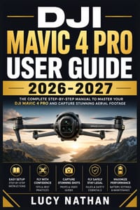 DJI Mavic 4 Pro User Guide 2026-2027: Setup, Intelligent Modes, Cinematic Techniques, and Troubleshooting Made Simple cover