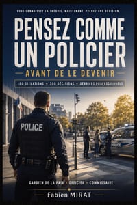 PENSEZ COMME UN POLICIER - Avant de le devenir: 100 situations professionnelles pour tester vos décisions, développer les bons réflexes et réussir l'o cover