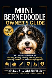 Mini Bernedoodle Owner's Guide: The Complete Handbook for Choosing, Raising, Training, Breeding, Feeding, Grooming, Health Care, and Lifelong Happines cover