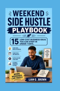 Weekend Side Hustle Playbook: 15 Low-cost Business Ideas You Can Start in Under 7 Days cover