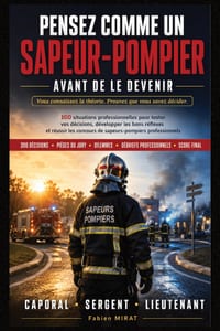 Pensez comme un Sapeur-Pompier: Avant de le devenir: 100 situations professionnelles et 300 mises en situation pour préparer l'oral du concours de sap cover