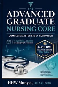 The Advanced Graduate Nursing Core: Complete Master Study Companion cover