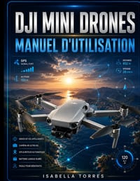Dji Mini Drones Manuel d'Utilisation: Guide complet étape par étape pour l'installation, les commandes de vol, les fonctionnalités intelligentes, la p cover