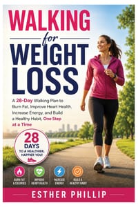 Walking for Weight Loss: A 28-Day Walking Plan to Burn Fat, Improve Heart Health, Increase Energy, and Build a Healthy Habit One Step at a Time cover