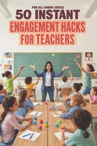 50 Instant Engagement Hacks for Teachers: Quick, Low-Prep Activities to Spark Curiosity, Boost Participation, and Keep Students Focused cover