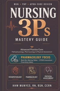 Nursing 3Ps Mastery Guide: Advanced Practice Core: Pathophysiology, Pharmacology & Physical Assessment cover