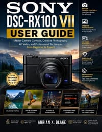 Sony DSC-RX100 VII USER GUIDE: Master Camera Controls, Creative Photography, 4K Video, and Professional Techniques from Beginner to Expert cover