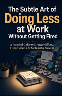 The Subtle Art of Doing Less at Work Without Getting Fired: A Practical Guide to Strategic Effort, Visible Value, and Sustainable Success cover
