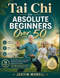 Tai Chi for Absolute Beginners Over 50: Shrink Belly Fat, Ease Achy Joints, and Improve Balance Without Getting on the Floor - A No-Hype, Step-by-Step cover