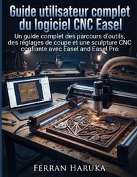 Guide utilisateur complet du logiciel CNC Easel: Un guide complet des parcours d'outils, des réglages de coupe et une sculpture CNC confiante avec Eas cover