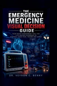 The Emergency Medicine Visual Decision Guide: Your Rapid Assessment Tool for Life-Saving Diagnoses in Dyspnea, Chest Pain, Trauma and Shock cover