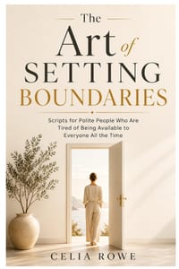 The Art of Setting Boundaries: Scripts for Polite People Who Are Tired of Being Available to Everyone All the Time cover