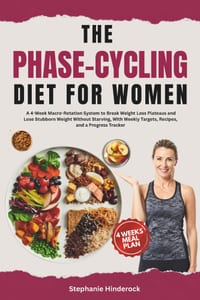 The Phase-Cycling Diet for Women: A 4-Week Macro-Rotation System to Break Weight Loss Plateaus, Boost Metabolism, and Lose Stubborn Weight Without Sta cover