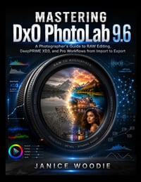 Mastering DxO PhotoLab 9.6: A Photographer's Guide to RAW Editing, DeepPRIME XD3, and Pro Workflows from Import to Export cover