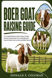 Boer Goat Raising Guide: The Complete Beginner's Guide to Raising, Feeding, Breeding, Housing, Health Care, and Managing Boer Goats for Healthy Growth cover