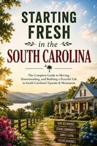 Starting Fresh in South Carolina: The Complete Guide to Moving, Homesteading, and Building a Peaceful Life in South Carolina's Upstate & Mountains cover