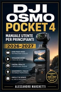 DJI Osmo Pocket 4 Manuale Utente per Principianti 2026-2027: Dalla Configurazione alle Riprese Professionali: Scatta, Filma e Condividi con Sicurezza cover