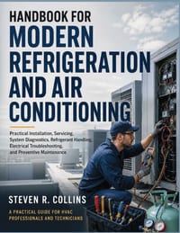 Handbook for Modern Refrigeration and Air Conditioning: Practical Installation, Servicing, System Diagnostics, Refrigerant Handling, Electrical Troubl cover