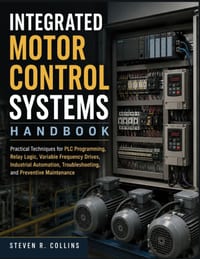 Integrated Motor Control Systems Handbook: Practical Techniques for PLC Programming, Relay Logic, Variable Frequency Drives, Industrial Automation, Tr cover