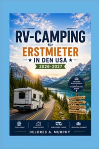 RV-CAMPING für Erstmieter in den USA 2026-2027: Anfängerhandbuch zur Wohnmobilvermietung, Routenplanung, Anschlüsse und zur Vermeidung teurer Fehler cover