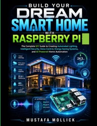 Build Your Dream Smart Home with Raspberry Pi: The Complete DIY Guide to Creating Automated Lighting, Intelligent Security, Voice Control, Energy-Savi cover