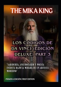 LOS CÓDIGOS DE DA VINCI (Edición Deluxe) PART 3 The Mika King: "Sabiduría, Anecdotario y Poesía Inédita bajo la Mirada de un Artista Moderno" Bilingüe cover