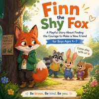 Finn the Shy Fox: A Playful Story About Finding the Courage to Make a New Friend, for Boys Ages 4-7 cover