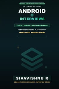 Cracking Top MNC Android Interviews: A Senior Engineer's Playbook for FAANG-Level Android Hiring cover