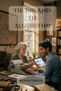 The Ink And The Algorithm: A Heartwarming Inspirational Novel of Family, Second Chances, and Fleet Street Journalist's Digital Rebirth Large Print Edi cover