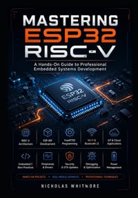 Mastering ESP32 RISC-V: A Hands-On Guide to Professional Embedded Systems Development cover