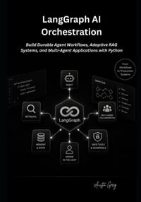 LangGraph AI Orchestration: Build Durable Agent Workflows, Adaptive RAG Systems, and Multi-Agent Applications with Python cover