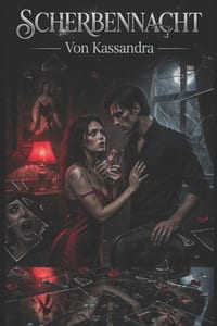 Scherbennacht: Ein dunkler Dark Romance Roman über obsessive Leidenschaft und Macht cover