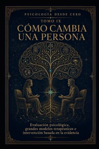 Psicología Desde Cero Tomo IX: CÓMO CAMBIA UNA PERSONA: Evaluación psicológica, grandes modelos terapéuticos e intervención basada en la evidencia cover