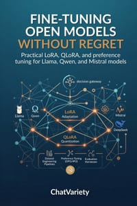 Fine-Tuning Open Models Without Regret: Practical LoRA, QLoRA, and preference tuning for Llama, Qwen, and Mistral models cover