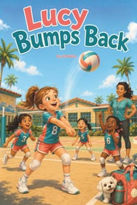Lucy Bounce Back: A Funny and Inspiring Girls' Volleyball Story About Confidence, Teamwork, Friendship, and Trying Again cover