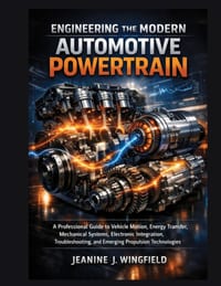 Engineering the Modern Automotive Powertrain: A Professional Guide to Vehicle Motion, Energy Transfer, Mechanical Systems, Electronic Integration, Tro cover