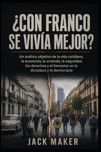 ¿Con Franco Se Vivía Mejor?: Un análisis objetivo de la vida cotidiana, la economía, la vivienda, la seguridad, los derechos y el bienestar en la dict cover
