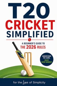 T20 Cricket Simplified: A Beginner's Guide to the 2026 Rules cover
