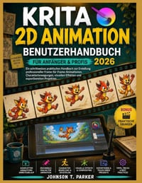 Krita 2d-Animation - Benutzerhandbuch Für Anfänger Und Profis 2026: Eine praktische Schritt-für-Schritt-Anleitung zur Erstellung professioneller Frame cover