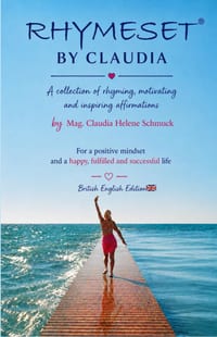 Rhymeset(r) by Claudia: A collection of rhyming, motivating and inspiring affirmations by Mag. Claudia Helene Schmuck cover